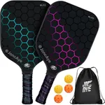 JoncAye Pickle-Ball-Paddle Set of 2