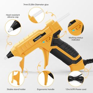 Assark 50W Hot Glue Gun Kit – Fast Heating, Includes Glue Sticks