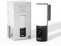 EZVIZ 2.5K Floodlight Camera Hardwired, Outdoor Security Camera, No Monthly Fee, 32GB Built-in Storage, Human Detection, 700-Lumen Colour Night Vision, 2.4G Wi-Fi Home CCTV System, Alexa/Google (LC3)