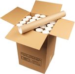 Ambassador PT-050-15-045A Cardboard Postal Tube, 50mm diameter x 450mm (Box of 25), Brown