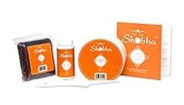 Shobha Sugaring Kit – Professional Salon Formula Hair Removal Kit – Sugaring Wax, Denim Strips, Pre-Waxing Powder & Plastic Reusable Spatulas – Gentle Waxing Alternative