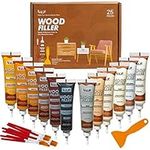 Everything You Need Katzco Furniture Repair Wood Fillers - 25pcs - Plastic Scraper Scratches Paste - Stains, Scratches, Floors, Tables Scarpe - Repair Fillers Scrape Bulk Pack