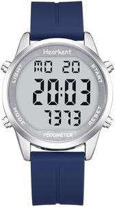 Pedometer Watch for Walking for Senior No App Required with Steps Calories Counter and LCD Large Numbers