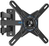 HOME VISION Full Motion TV Wall Mount for 17-42” TVs & Monitors, Unique 360° Ball Joint Rotatable TV Mount with Swivel Tilt Articulating Arms Extension, Max VESA 200x200mm, Up to 45lbs