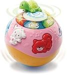 VTech Crawl & Learn Baby Activity Ball, Baby Play Centre, Educational Baby Musical Toy, Sound Toy with Lights, Numbers & Music for Babies & Toddlers 6 Months+, Boys & Girls , Pink, English Version