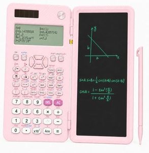 iPepul Pink Scientific Calculator with Notepad for Students,552 Functions