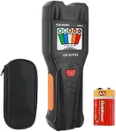 EMF Meter with 5 LED Magnetic Field Detector with On/Off Button, Fochanc Ghost Hunting Equipment Tester 50Hz-20,000Hz, for Home, Office & Outdoor Inspections, Battery Included(Black)