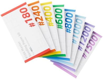 HOZO NeoSander Master Foam Sanding Paper Combo, 32PCS Sandpaper Set with 180-1500 Grits, Each Grit Includes 3 Standard Sheets + 1 Foam Sheet, Sanding Kit for Shaping, Smoothing & Fine Finishing