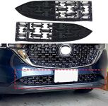 AOKIO Glossy Black Front Grille Inserts Bumper Grill Guard Molding Trim for Mazda CX5 CX-5 Accessories 2022 2023 2024 (Not for 2017-2021), 22CX5-XZWGS-01