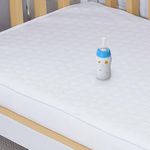 Sheet Story Ackly Bamboo Waterproof Cot Mattress Protector 120 x 60cm - Premium 100% Bamboo Fabric Hypoallergenic and Noiseless Fitted Sheet Cover - Mattress Protector Cot Mattress Topper