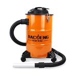 BACOENG Ash Vacuum Cleaner with Double Stage Filtration System, 20L, 1200W, Ash Vac