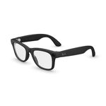 Ray-Ban Meta (Gen 2); Wayfarer; Matte Black | Smart AI Glasses for Men; Women — 2X Battery Life — 3K Ultra HD Resolution and 12 MP Wide Camera; Audio; Video — Clear Lenses — Wearable Technology