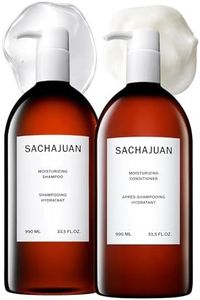 SACHAJUAN Moisturizing Shampoo and Conditioner Set | Ocean Silk Technology & Argan Oil for Optimal Moisture | Repair Damage & Control Frizz | Set of 2 (33.5 oz)
