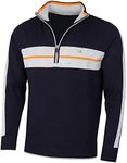 Calvin Klein Golf Mens CK Vertex Half Zip Neck Sweater - Navy - L
