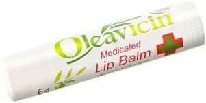 Natural Lip Balm by Oleavicin | Dry Lip Relief | Patented Moisturizing Formula for Chapped Lips | Organic Olive Leaf Extract