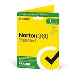 Norton 360 Standard 2024, Antivirus software for 1 Device and 1-year subscription with automatic renewal, Includes Secure VPN and Password Manager, PC/Mac/iOS/Android, Activation Code by Post