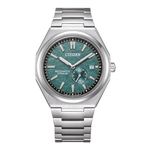 Citizen Zenshin Super Titanium Lightweight Automatic Men's Watch | 5X Harder, 40% Lighter, Scratch & Rust Resistant | Integrated Bracelet | Small Seconds | 100M Water Resistance | NJ0180-80X