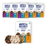 Open Secret Cookies, Assorted Cookies, (Pack of 36 Cookies)| Biscuits Combo Pack| Choco Almond, Peanut Butter, White Choco Cookies| Badam Nut Cookies| Diet Biscuit | Snacks Gift Hamper