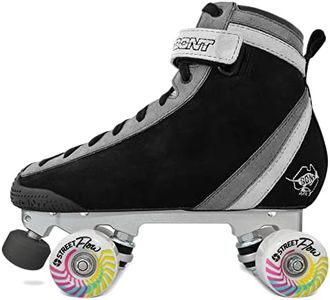 Bont Parkstar Black Suede Professional Roller Skates for Park Ramps Bowls Street - Rollerskates for Outdoor and Indoor Skating (Bont 8)