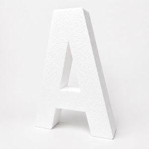 Free Standing - EPS Smooth Foam Letters for Weddings, Cakes, Arts & Crafts - 3 Sizes to Choose - 6", 12", or 24" High - (A, 24" High - Jumbo)
