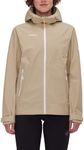 Mammut Alto Light Hs Women's Hooded Hardshell Jacket, Savannah, Large