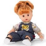 Gotz 1920934 Muffin Wild Cat Soft-Body-Doll - 33 cm Baby-Doll With Red Hair And Brown Sleeping-Eyes - Suitable Agegroup 3+