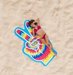 BigMouth Inc Giant Beach Blanket (Peace Fingers)