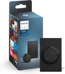Philips Hue Wall Tap Dial Light Switch, Portable, Black - 1 Pack - Requires Lights and Bridge - Smart Home - Easy, No-Wire Installation