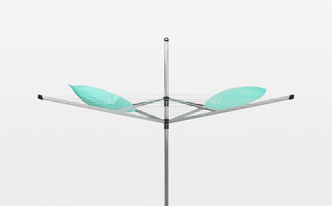 Brabantia Lift-O-Matic 50M Rotary Clothesline – Adjustable Outdoor Dryer