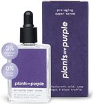 Pro Aging Serum - Natural Anti-Ageing Face Serum with Hyaluronic Acid + Vitamin C for All Skin Types - Vegan Natural Cosmetics without Additives - Hyaluronic Serum Plants Are Purple