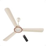 atomberg Erica Artesta 1200mm India's No.1 Designer BLDC Ceiling Fan with Remote | 5-star | Best-in-class Air Delivery | Newly Launched | Low noise | LED Speed Indicator|2 Years Warranty|Seasand Ivory