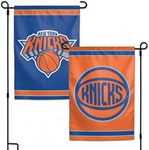 WinCraft New York Knicks Flag 12x18 Garden Style 2 Sided 19910217, Team Colors, One Size