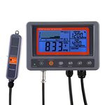 Digital CO2 Carbon Dioxide IAQ Monitor Controller with Relay Function 4.5m Cable NDIR Sensing Probe for Green House Home, Office, Factory