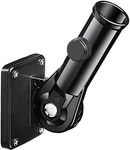 xuefu Flag Pole Holder Mounting Bracket Adjustable Flagpole Rod Hitch Bracket Multi-Position Flag Pole Mounting Bracket,Black