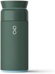 Ocean Bottle - Recycled Stainless Steel Brew Flask - Eco-Friendly & Reusable Bottle - Forest Green - 350ml