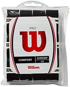 Wilson Pro Overgrip Pack of 12 Black, One Size