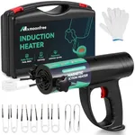 Mxmoonfree Induction Heater Bolt Removal, 1500W Induction Bolt Heater Tool with 8 Coil and Rugged Carrier Case to Safely Remove Nuts, Bolts, Bearings, 2 Warranty 110V