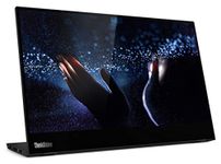 Lenovo Thinkvision M14T, 14 Inch (35.56 Cms) Fhd IPS 1920 x 1080 Pixelstouchscreen 300 Nits Monitor,Led, USB Port, 60Hz Refresh Rate, Active Pen with Battery, Tilt, Height Adjust Stand (Raven Black)