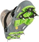 STABILicers Hike Macro Traction Crampons for Walking or Hiking on Snow and Ice,Grey/Green, Medium (1 Pair)