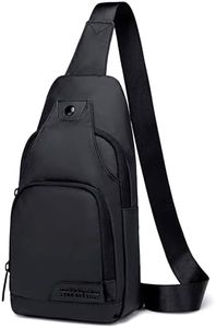 BAIGIO Sac de Poitrine Homme Sac Bandouliere Sacoche Bandouliere Sacoche Porte Epaule Homme Sac a Dos de Voyage pour Randonne Cyclisme Voyage Camping