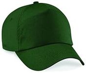 Integriti Plain Baseball Cap 10+ Colours Mens Ladies Hat Summer Adjustable Bottle Green