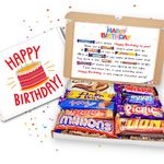 Chocolate Hamper | Happy Birthday Gift for All Ages | Chocolate Box Selection | Birthday Gift for Him & Her| Letterbox Gift Hamper | Sweets Gift Box | Memorable Birthday Chocolate Treat