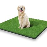 STARROAD-TIM 80 X 100 CM Artificial Grass Rug Turf for Dogs Indoor Outdoor Fake Grass for Dogs Potty Training Area Patio Lawn Decoration Reusable Training Pads