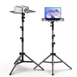 DUYIKJ Projector Stand Tripod from 24" to 68",Portable Laptop Tripod Stand Adjustable Height ,Laptop Floor Stand for Office Home Stage Studio DJ Racks Holder Mount