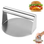 Burger Press Stainless Steel Hamburger Press Burger Smasher Smash Burger Press Bacon Press Smash Burger Kit Burger Press Cast Iron Cooking Accessories for BBQ Hamburger Steak Paninis Flatbreads