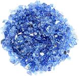 Hiland Reflective Fire Glass, 10 lb, Cobalt