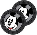 Plasticolor 001968R01 Disney Mickey Mouse 2pc Auto Coasters for Cars Trucks or SUV's