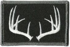 Gadsden and Culpeper Tactical Wildlife Antlers Patch - Black