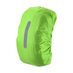 PATIKIL 30-40L Waterproof Backpack Rain Cover, Non-Slip Backpack Cover with Vertical Reflective Strap Stay Dry for Hiking, Camping, Hunting, S, Lawn Green