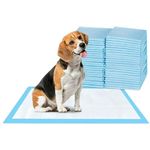 Bazaar Large Puppy Pads 100 Pack Disposable Puppy Training Pads 60x60cm | Highly Absorbent Leak-Proof Dog Training Pads | Premium Quality Quick-Dry Dog Pads (60x60cm - 100 Count)